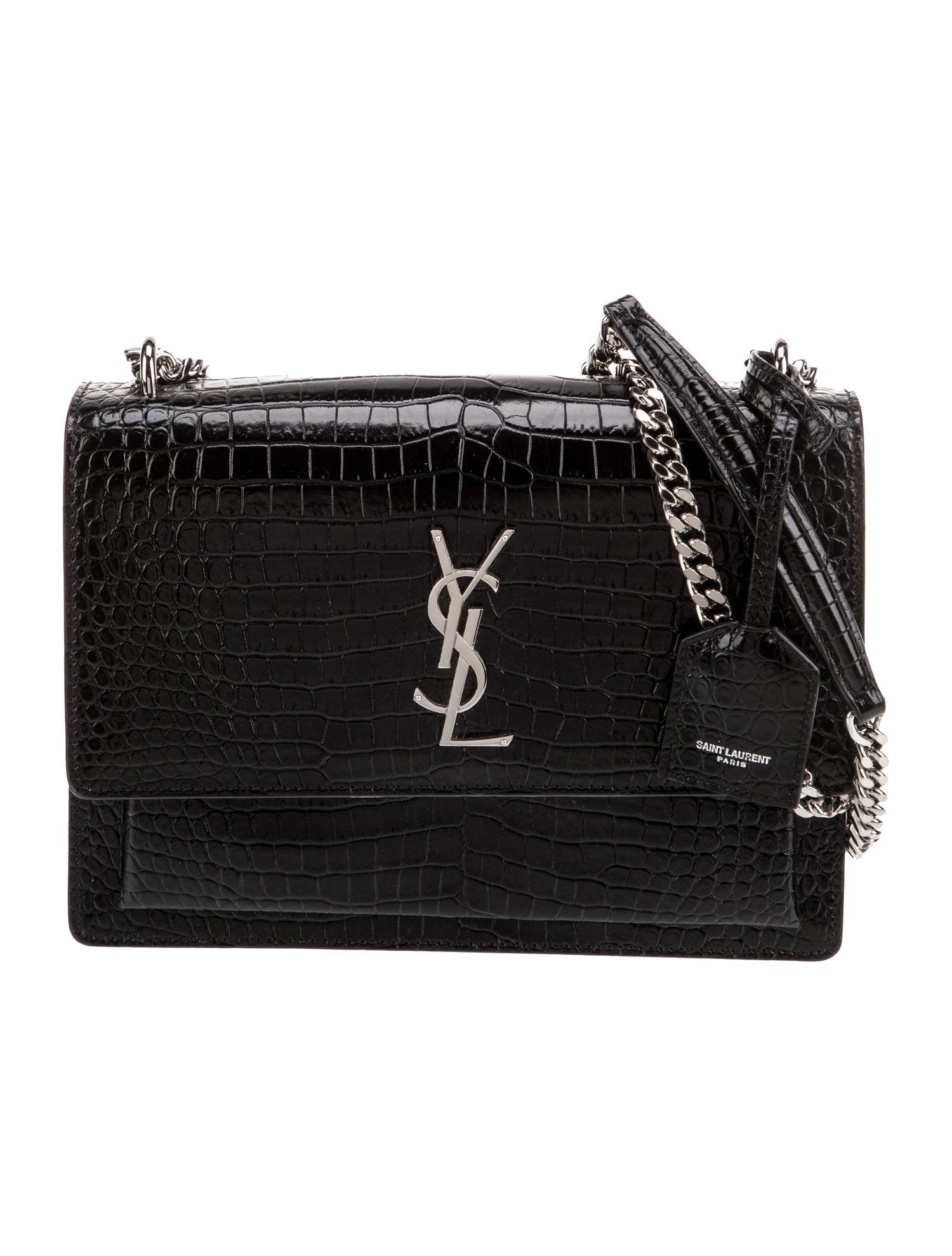 Saint Laurent Embossed Leather Sunset Medium